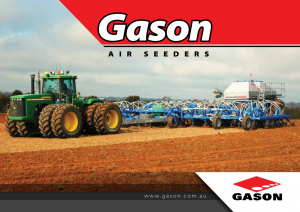 Gason Air Seeders Product Brochure