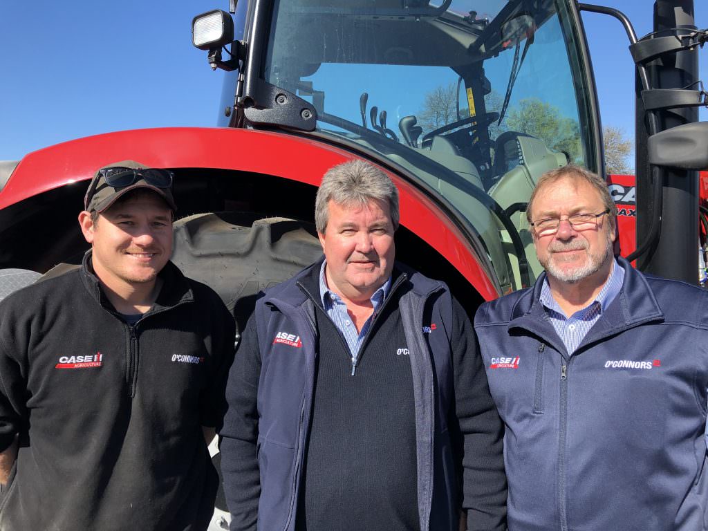 L to R. Bordertown Service Manager, Alex Toogood with Branch Manager David Rogerson and Sale Team Member Alex 'Spike' Milligan.