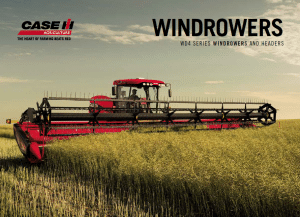 Case IH Selfpropelled Windrower Case IH WD1204 WD1504 WD1904 WD2304
