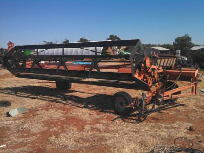 AGWARE 21FT TOW BEHIND WINDROWER, 1996
