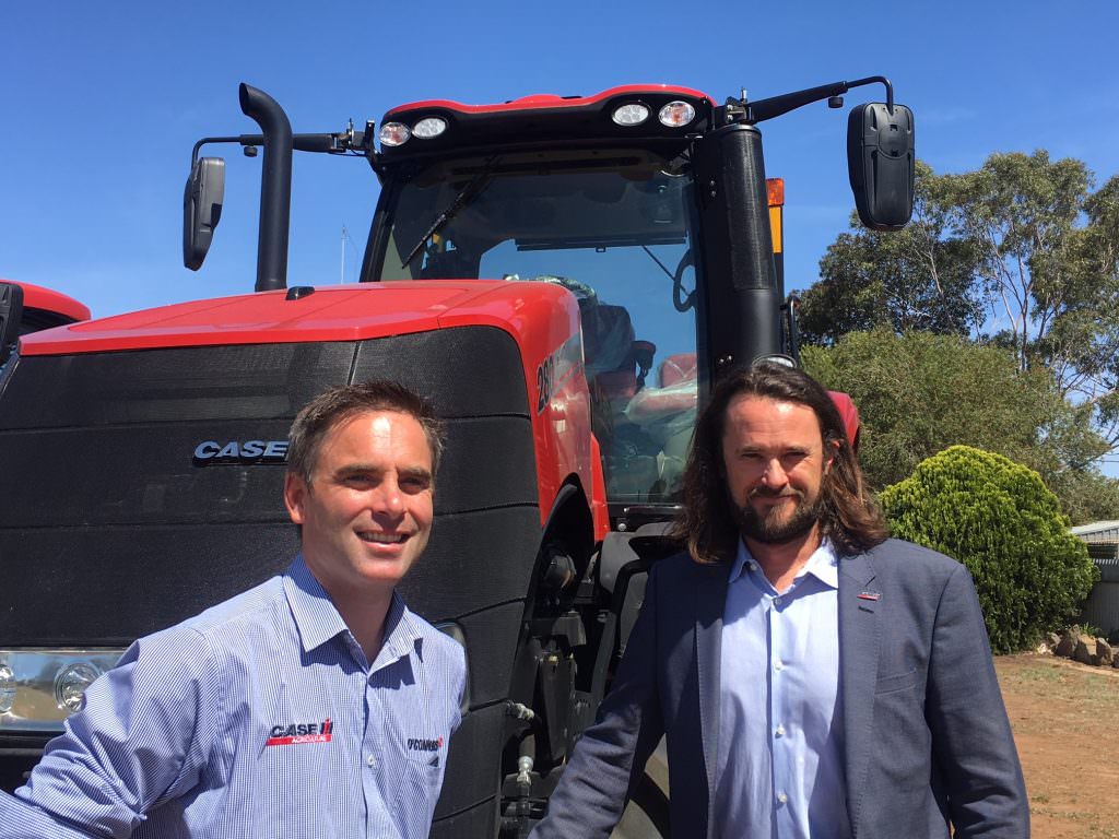 O'Connors CEO, Gareth Webb (L) with